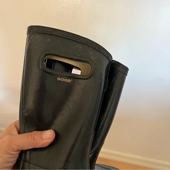 Bogs Rubber Rain Boots in black - Picture 11 of 13